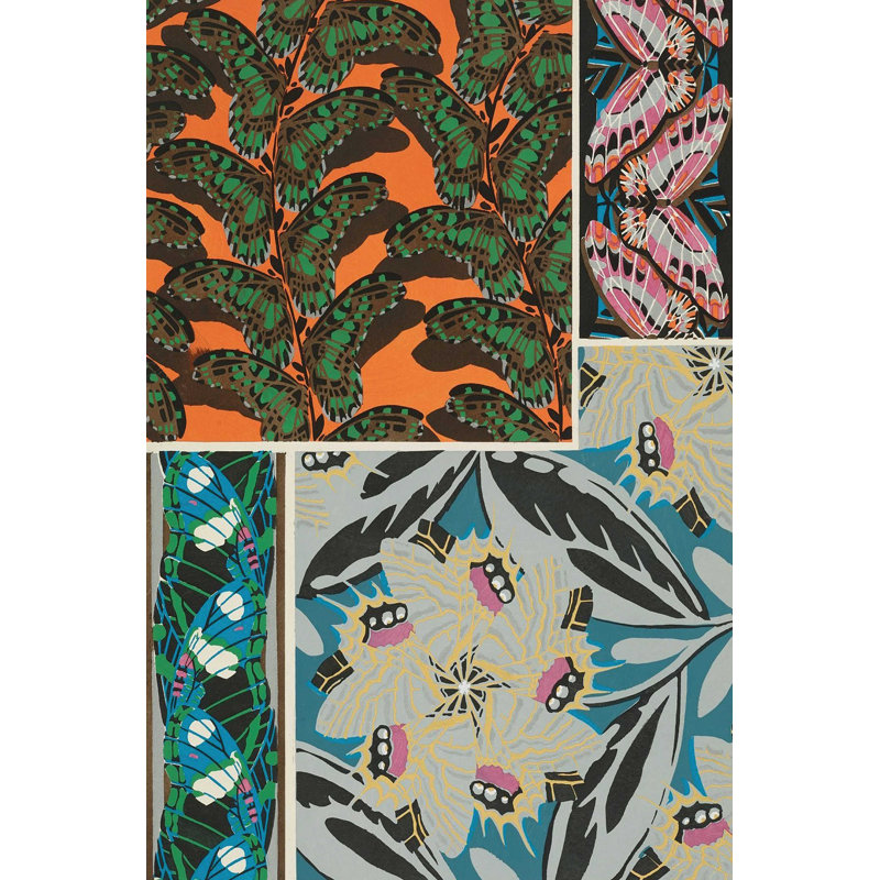 Papillons décoratifs II, H 48 po x l 32 po