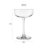Libbey Paneled Coupe Cocktail Glasses, 8.5-Ounce