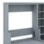 Lit escamotable Murphy avec bureau, cadre de lit mural peu encombrant avec tablettes de rangement-1688549970-1688549999