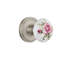 Classic Rosette with White Rose Porcelain Door Knob-1551992726-1557040452
