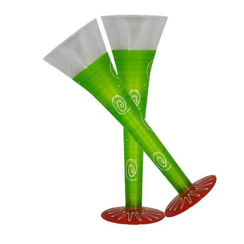 Flûte en verre Hanovre, Vert clair