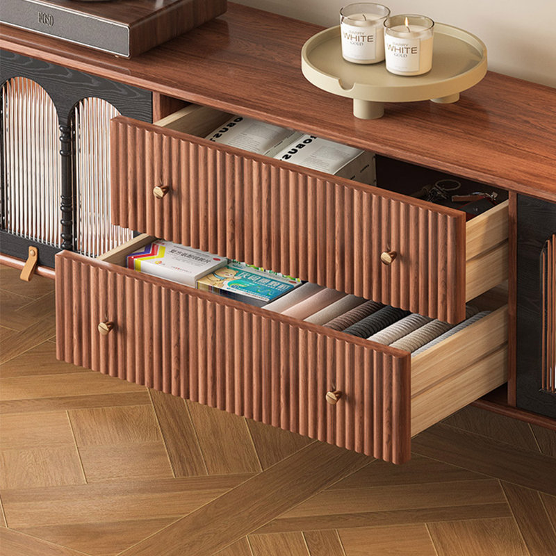 Meuble télé de salon de style américain, 78.74"