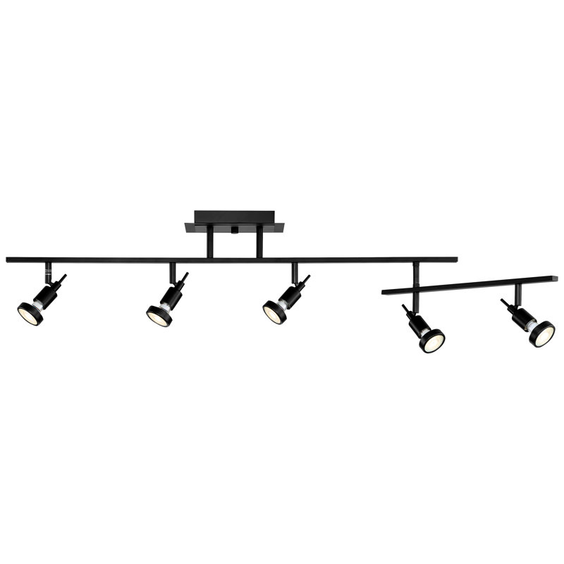 51.5'' 5 -Light Swing Arm Track Track Kit with Dimmable
