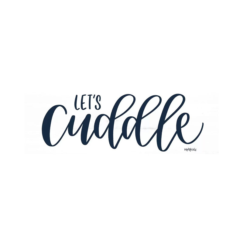 Let's Cuddle by Imperfect Dust - Wrapped Canvas Panoramic Print, 30.48 cm H x 91.44 cm W x 1.91 cm D