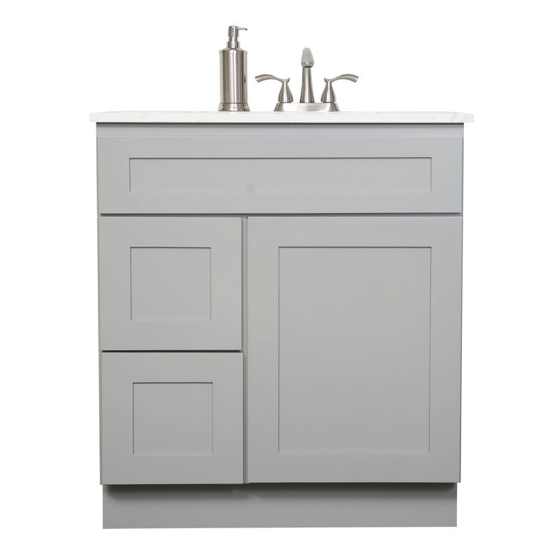 Base de meuble-lavabo 30 po seulement, Gris