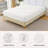 Diamond Grid Ultrasonic Waterproof Mattress Protector White Size T-119666448-123751498