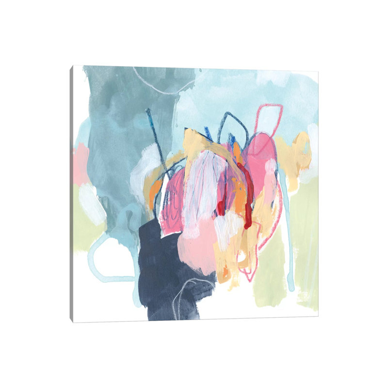 Chromatic Tangle II by June Erica Vess - Wrapped Canvas Print, 45.72cm H x 45.72cm W