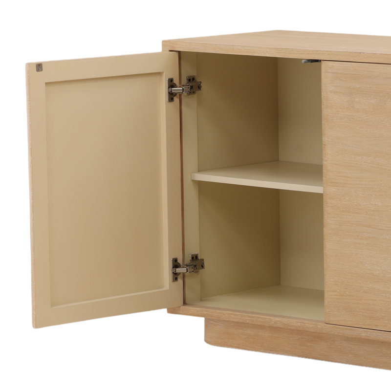 Zay Sideboard Light Natural, 32" H x 84" W x 18" D