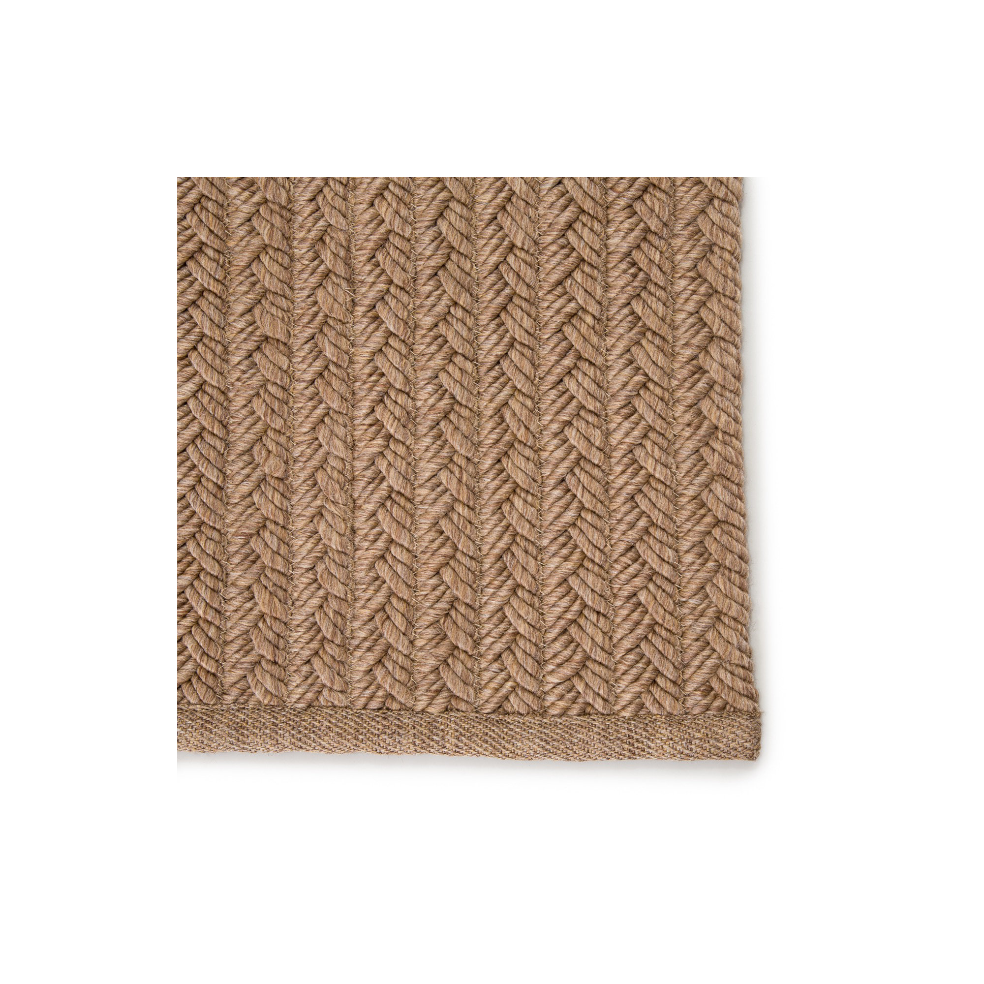 Cullen Handmade Flatweave Indoor/Outdoor Area Rug in Light Tan, Runner 2'6" x 8'