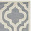 Tapis argent / ivoire en laine Cannen-377306745