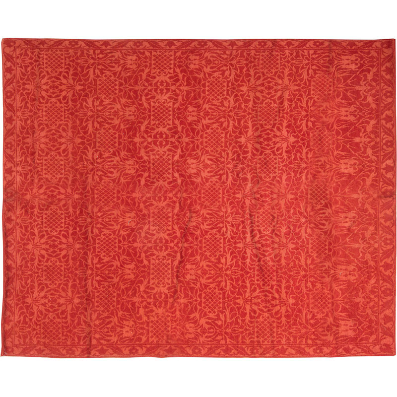 Modern One-of-a-Kind Rectangle 8' X 9'9" Hand Knotted Area Rug