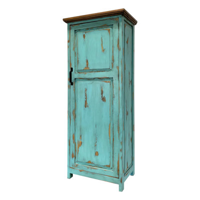 Uller Solid Wood 1-Door Accent Cabinet by August Grove