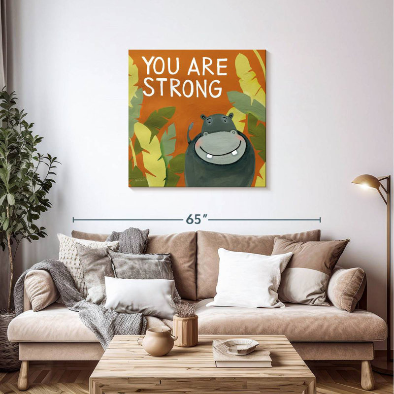 Ashelle «You Are Strong», H 36 po x l 36 po