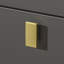 3-Drawer Modern Nightstand With Metal Legs-1204983213