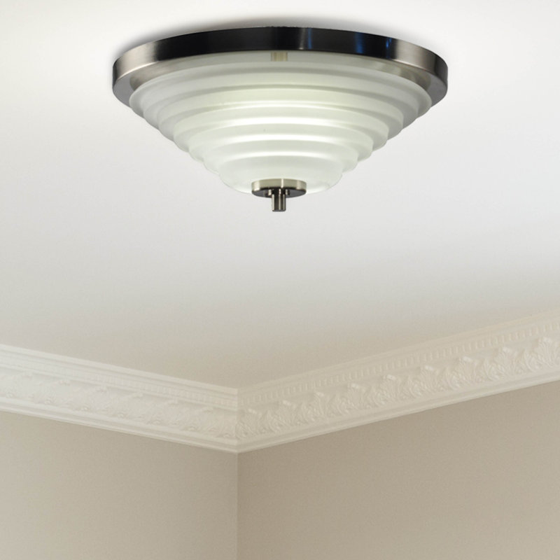 Soloman Glass Flush Mount