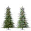 Artificial Pine Christmas Tree with Color & Clear Lights-1950006867