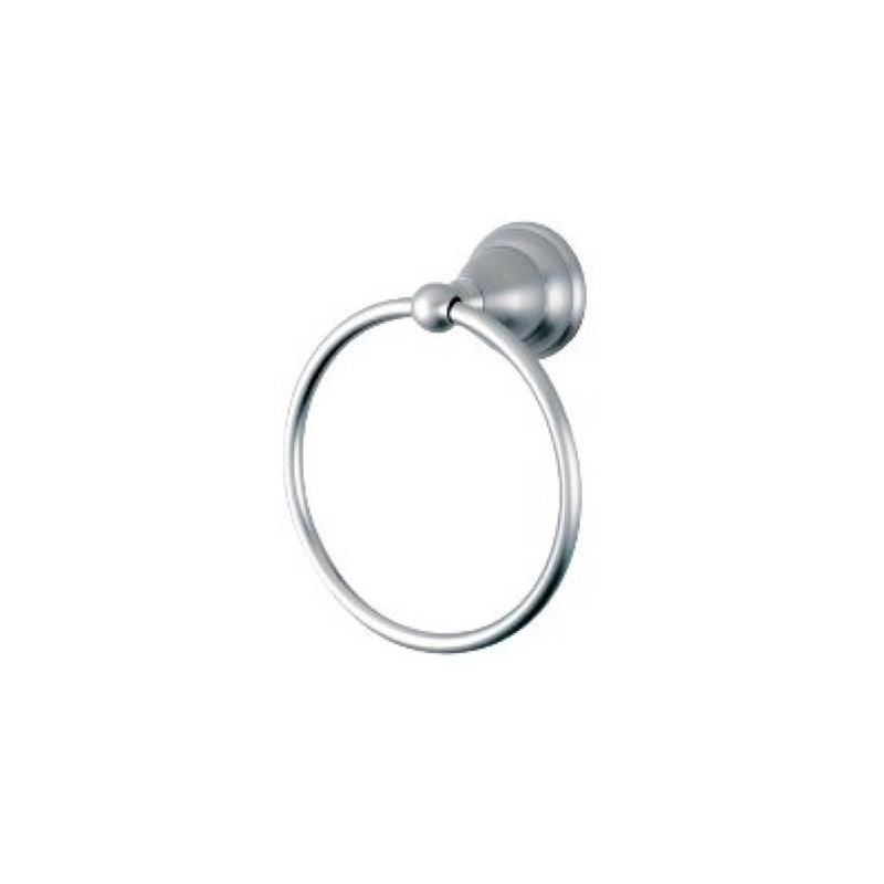 Royale Wall Mounted Atlanta Towel Ring, Satin Nickel