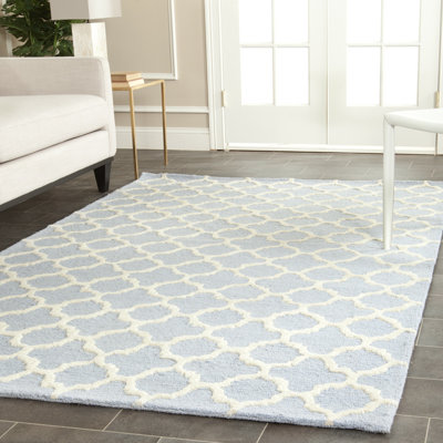 Tapis en laine touffeté à la main Cannen