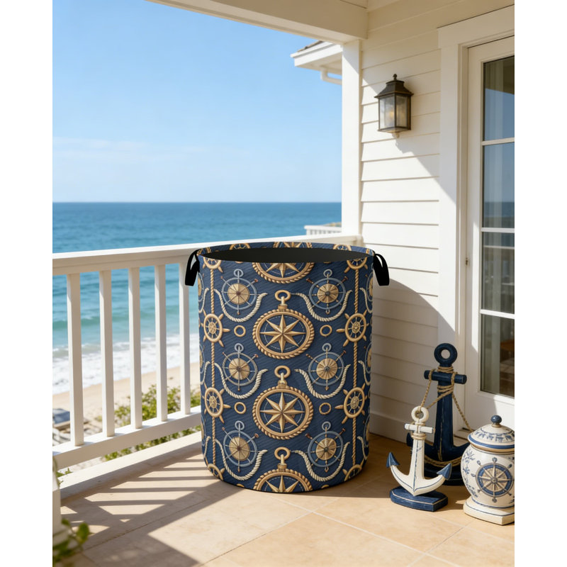 Extra Large Foldable Laundry Basket With Handles - Breathable Canvas Hamper For Laundry Room, Bathroom, Bedroom, And Dorm Storage - Machine Washable Fabric Storage Bin