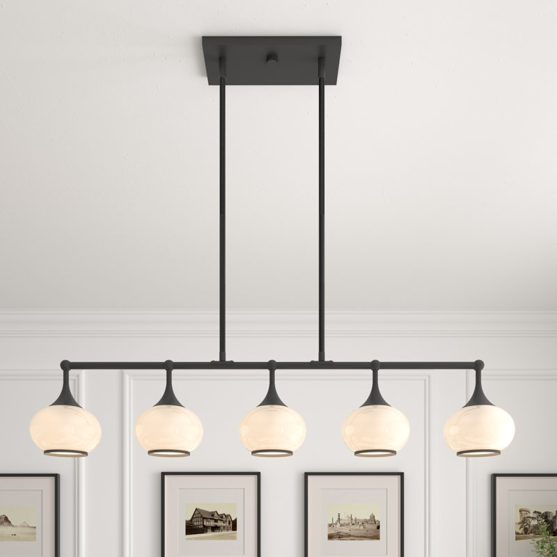 5 - Light Pendant, Matte Black