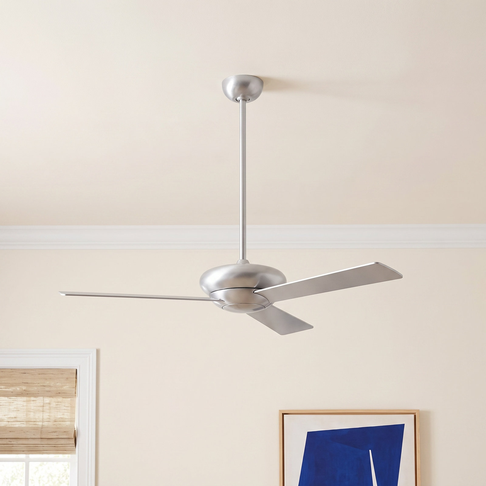 Altus 42'' 3 Blade Ceiling Fan, Brushed Aluminum, Aluminum, Handheld Remote Control (2-wire)