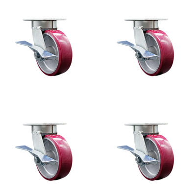Kingpinless Swivel Caster