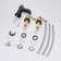 8 In. Waterfall Widespread 2-Handle Bathroom Faucet With Pop-Up Drain Assembly