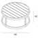 Bergeron Round Metal Outdoor Coffee Table