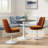 Lippa Upholstered Swivel Dining Chair-105239765-105239768