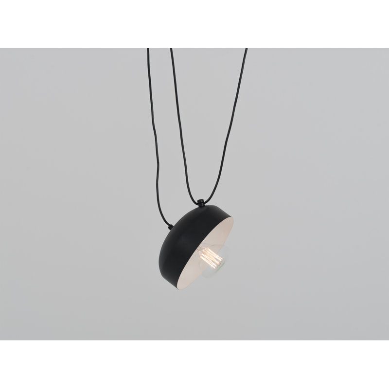 Allan 1 - Light Single Pendant, Black