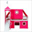 Lit mezzanine avec tente coulissante et tour-263450772-263450771