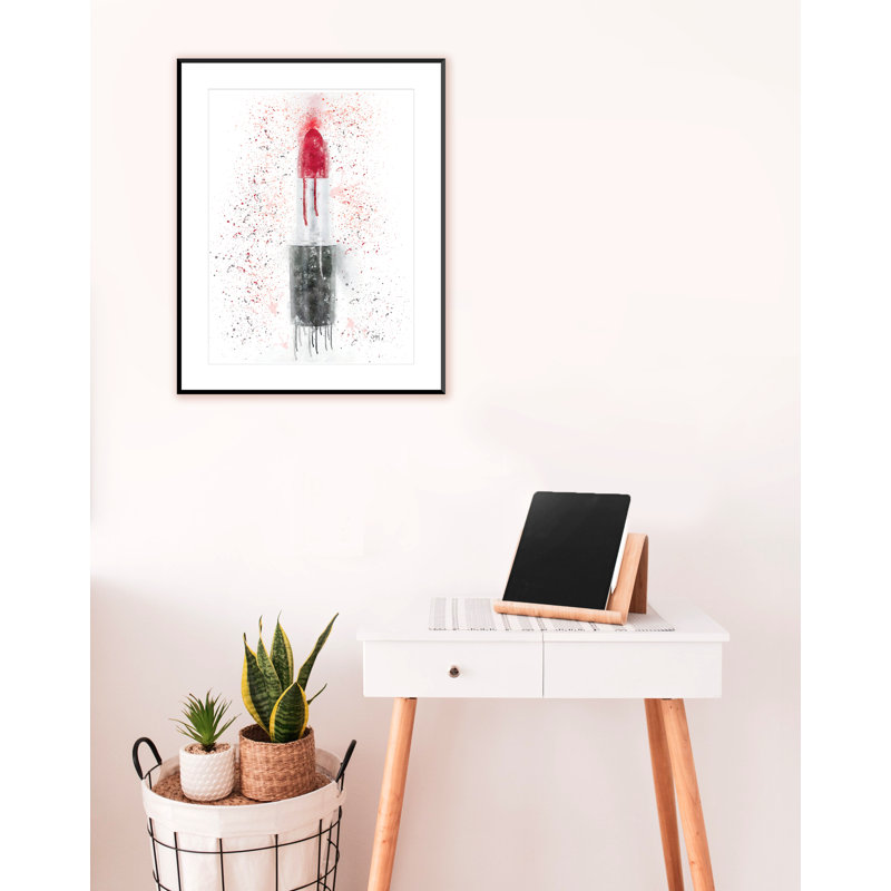 Red Lipstick - Single Picture Frame Print