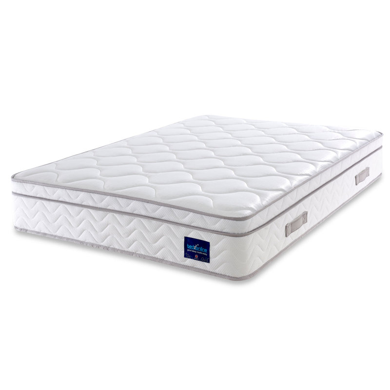 Wavy Knit Pocket Mattress, Medium-Firm, Single (3')