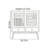 Simple solid wood storage accent chest-883050579