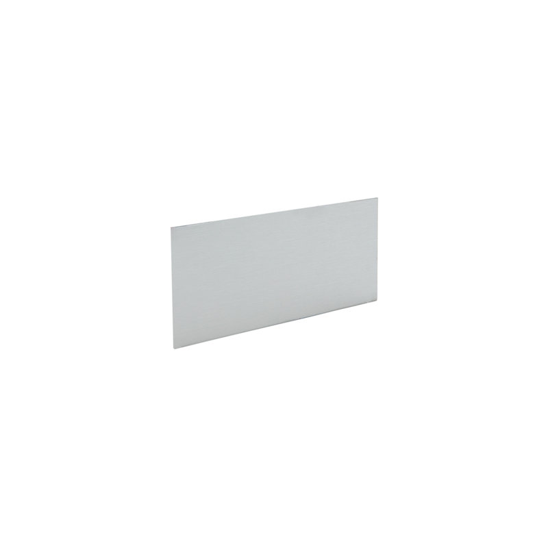 FHC H45ECBS Capuchon d'extrémité de 1-3 / 4 po x 4-1 / 2 po - Acier inoxydable brossé