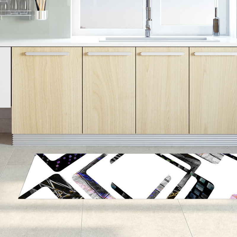Genner Geometric Area Rug, Rectangle 52 x 280cm