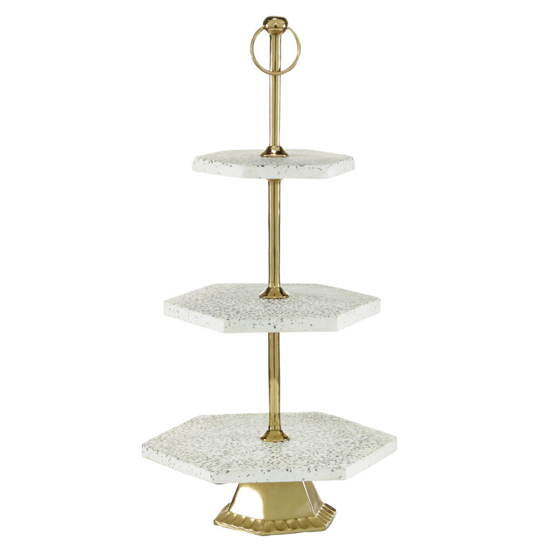 Stoneware Tiered Stand