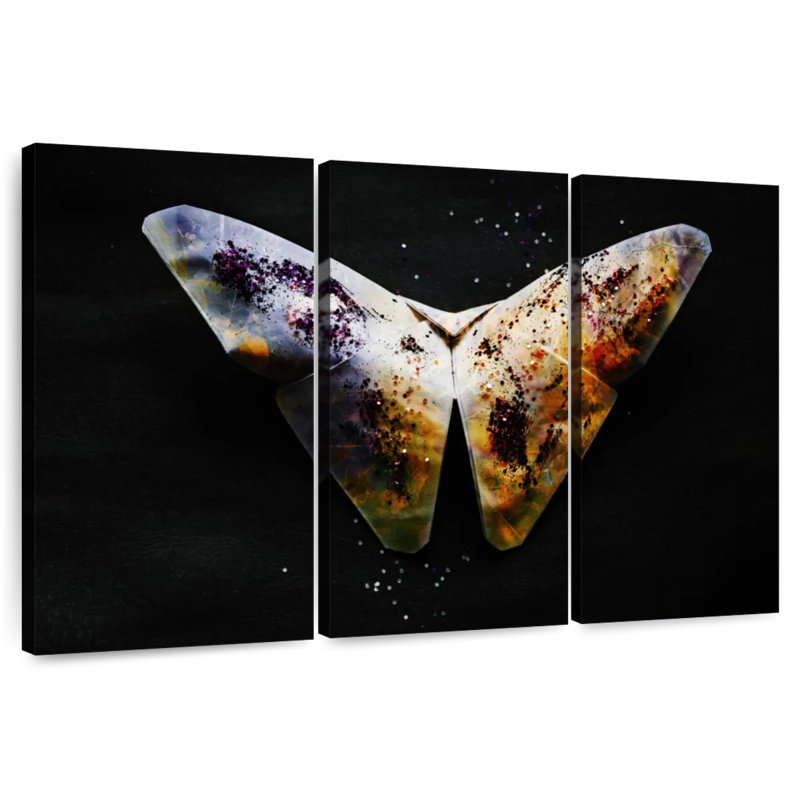 Origami papillon Kerner, H 42 po x l 65 po