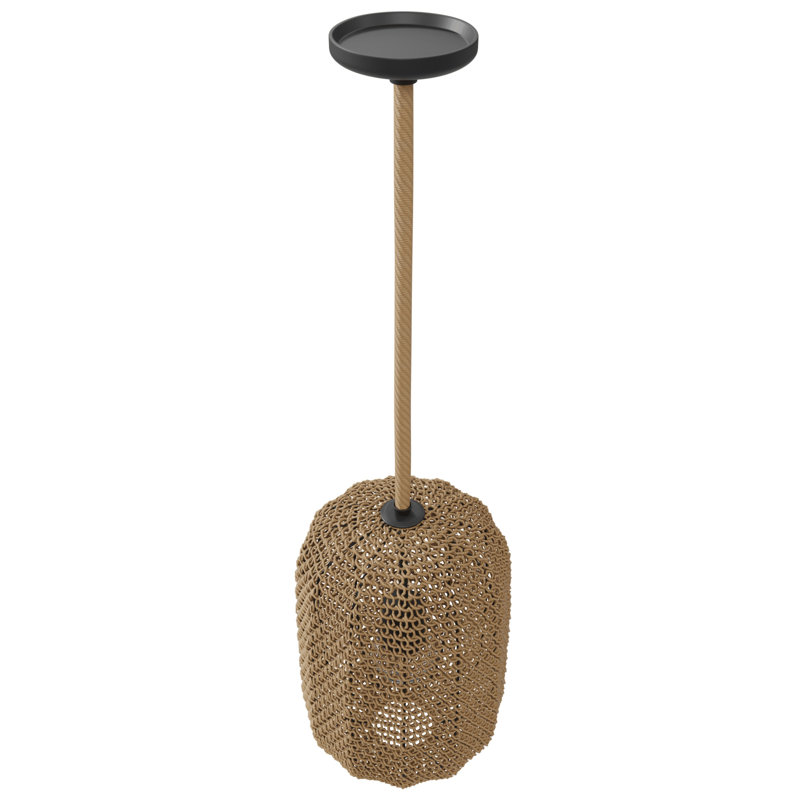Malibu Natrual Hemp Rope Pendant