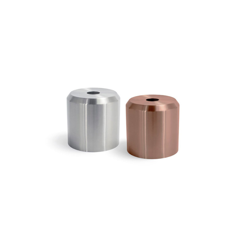 Housse pour boîte de tissu Geneva, Acier inoxydable brossé