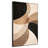 Modern Brown Beige Geometric Abstract Wall Art for Living Room or Bedroom - "Frame Assembly Required (Unfinished Frame)"-124795504