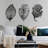 Metal Leaves Wall Art Set - 3 Piece-69766765-69766766