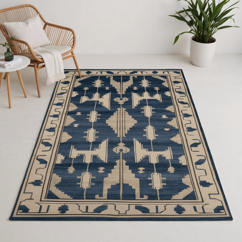 Tapis intérieur et extérieur ArtDeco, Rectangle 9 pi x 12 pi