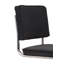 Chaise en porte-à-faux rembourrée en tissu-70836768