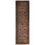 Overdyed Hand-Knotted Wool Modern-Contemporary Brown Runner 3' 2" x 10' 1"