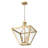 Parnell Rubbed Brass 3 Light Chandelier-123223133