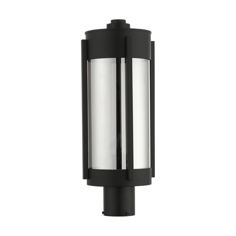 Adia Mirrored Lantern Head, Black