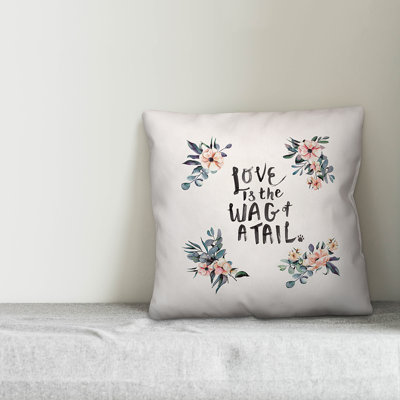 Floral Throw Pillow