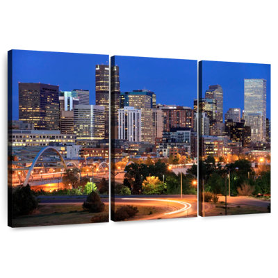 Syd Denver Skyline At Night