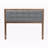 Kaeyla Upholstered Headboard with Mid-Century Modern in Brown Finish, 58.24'' H X 55.81'' W X 0.9''D-859447845-859447844
